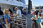 Boarding the vessel for a Darwin Harbour cruise